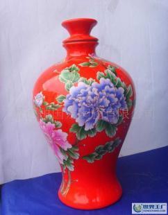 景德鎮特色陶瓷 三斤裝酒瓶~紅瓷 ~青花瓷必備_禮品、工藝品、飾品_世界工廠網中國產品信息庫